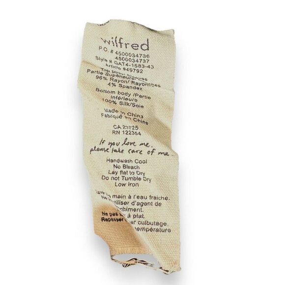 Aritiza XXS Oversized Silk Blend Blouse Pullover Gray Black EUC - Picture 4 of 4